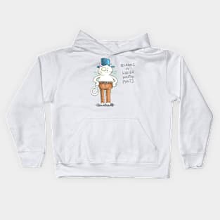 Dapper Cat - High Waisted Kids Hoodie